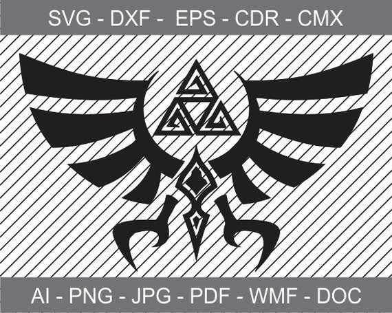 Download Zelda Triforce of Hyrule - Iron on Transfer - Cricut file ...