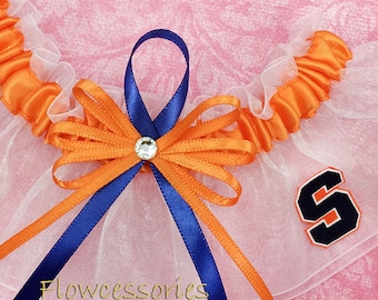 Pick Charm - Syracuse University Orange - 'Cuse - SU handmade bridal wedding garter - keepsake