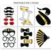 Gatsby photo booth props PRINTABLE PDF. Great Gatsby party