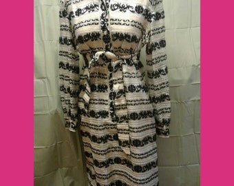 Vintage 1960s Shirt Dress