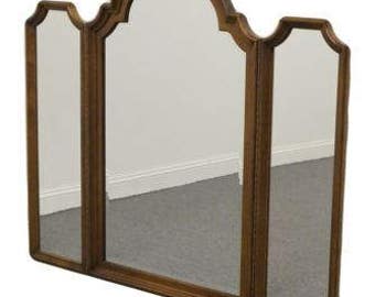 UNIQUE FURNITURE MAKERS Cortlandt Collection 57″ Tri Fold Dresser Mirror 1744