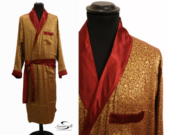 men's sleeping gown and cap