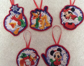 Disney Christmas Ornaments-Mickey, Minnie, Donald and Pluto!