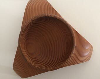 vintage wood bowl | wooden bowl, wood bowls, wooden bowls, vintage wood bowl, key dish, ring dish, boho decor