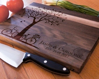 Personalized Cutting Board, Custom engraved cutting board, housewarming gifts, wedding gifts, Christmas gifts