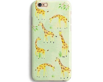 Giraffes everywhere watercolor - iPhone 7 case, samsung s7 case, iphone 7 plus case, iphone se case 1P026