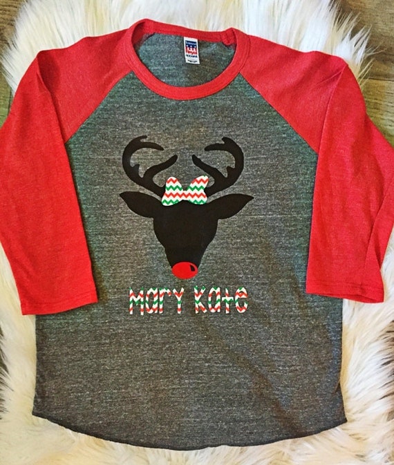 christmas shirt with reindeer