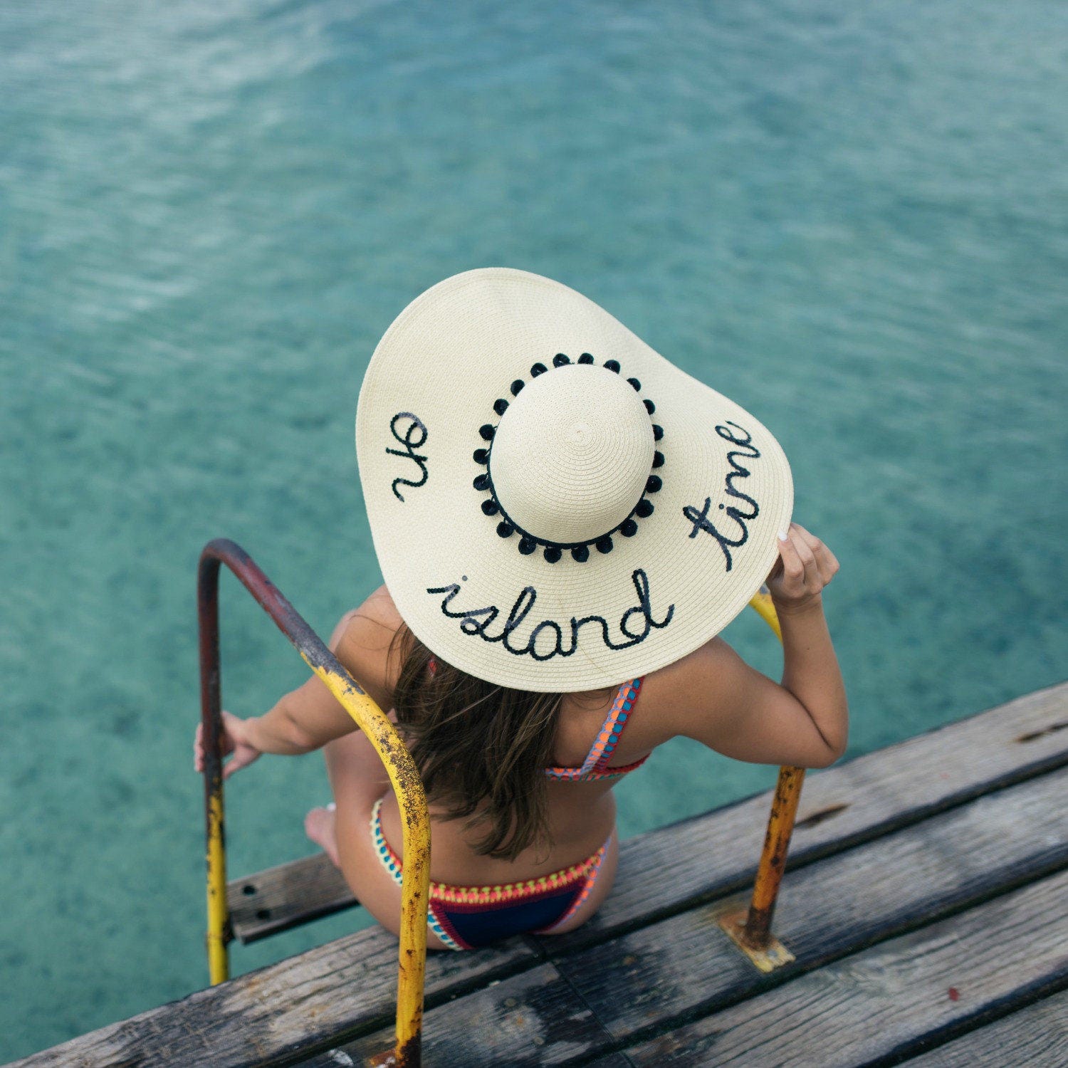 On Island Time Women's Floppy Sun Hat
