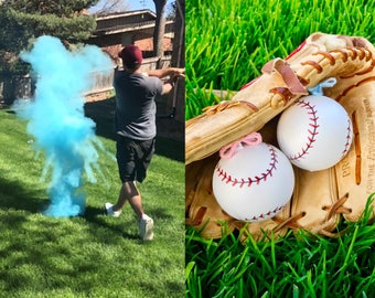 Gender Reveal Baseball, Gender Reveal Ideas, Baseball Gender Reveal, Gender Reveal
