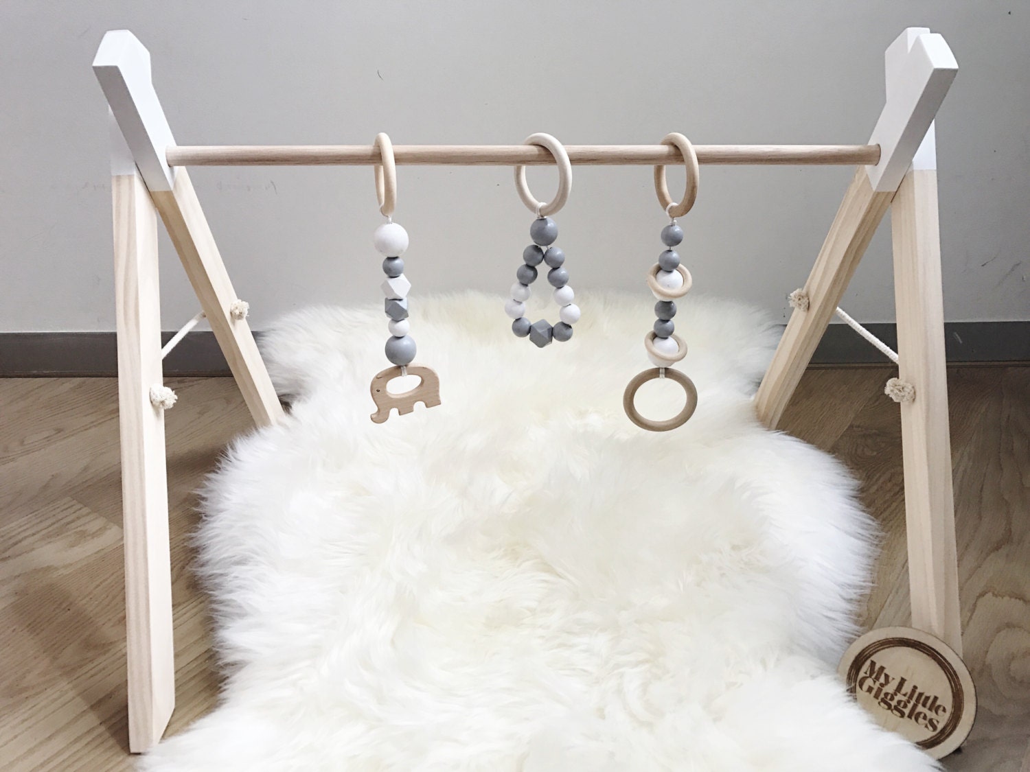 Wooden Baby Play Gym / Timber Playgym / by MyLittleGigglesMelb