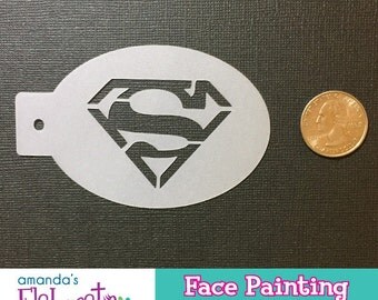 SUPER GUY - Face Painting Stencil (Mini)