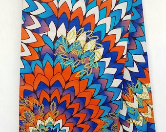 African Print / Ankara Fabric / Wax Print / African Cloth/ Bright Fabric/ Bright material