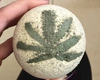 Cannabis, Bath Bomb, CBD, with real, Hemp, April 20, bath Bomb, weed, bath fizzy, vegan friendly