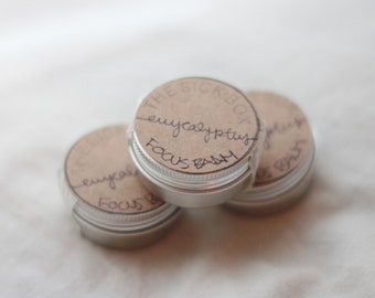 save the bees lip balm // eucalyptus / zero waste cosmetics / anxiety relief / sensitive skin / meditation balm / aromatherapy / study aid