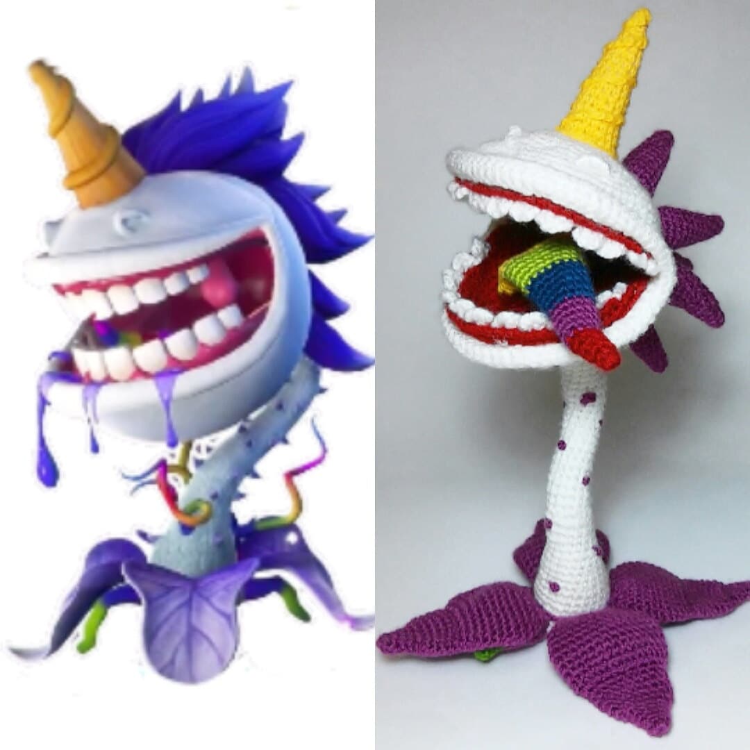 unicorn chomper plush