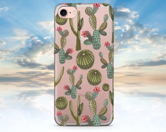 iPhone 7 Case Clear Cactus İPhone 7 Plus Case Clear Cactus iPhone 6 Case Clear iPhone 6S Case iPhone 6 Plus Case Clear iPhone SE Clear