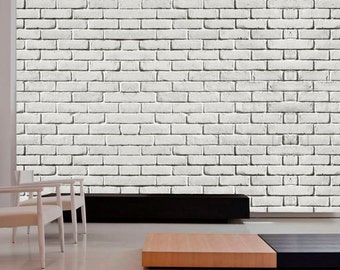 3d brick wallpaper | Etsy