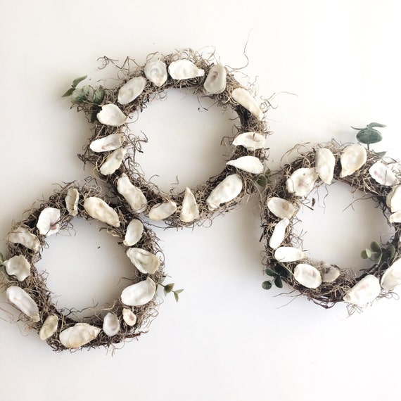 items similar to mini oyster shell wreath candle ring on items similar to mini oyster shell wreath candle ring on