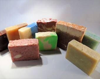 Premium Soap Over 2 lbs of Oops soaps. Mystery lot! Plus free samples of other products!