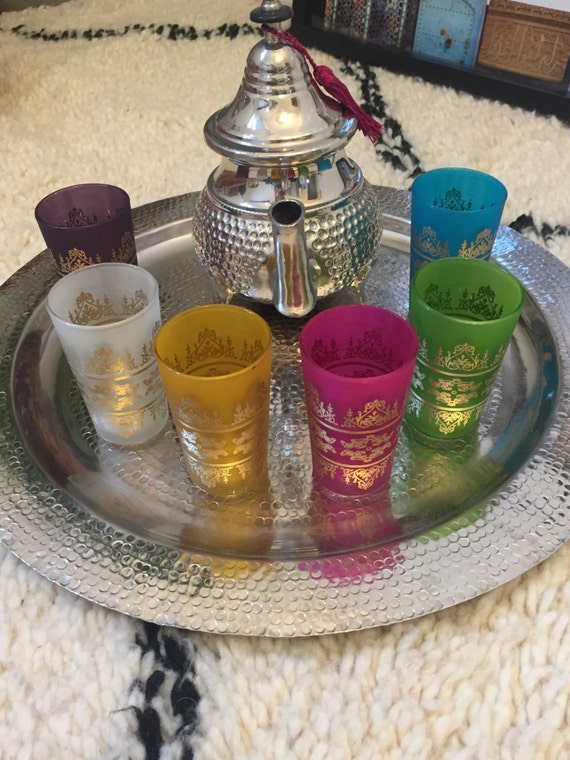 plastic moroccan tea glasses