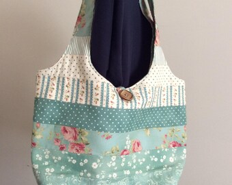 Shabby chic reversible purse
