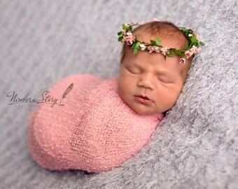 RTS Knitted Fur Effect Backdrop,Posing Fabric Backdrop for Newborn Photography Pale Blue