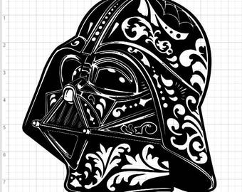 Download Star Wars Storm Trooper Sugar Skull Design SVG EPS DXF Studio