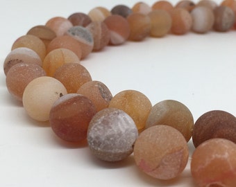 1Full Strand 10mm Agate Round Beads, Wholesale Agate Gemstone Beads For Jewelry Making