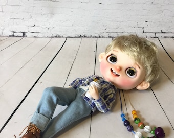 RESERVED for Michelle - Spot, OOAK Boy Blythe Doll
