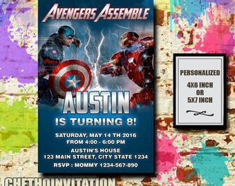 Civil War Party Invitations 5