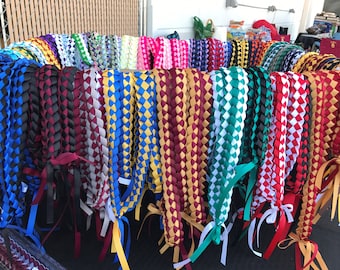 Ribbon Leis for Graduation ,Senior Night or Award Banquets