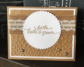 Rustic Wedding Card