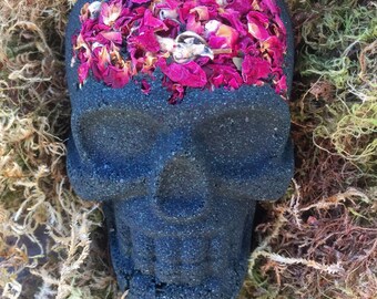 Toxic Bitch Craft , Black Bath Bomb, Skull Bath Bomb, Bath Fizzy, Bath Balm, Black Bath Water, Bath And Body, Horror, Gothic