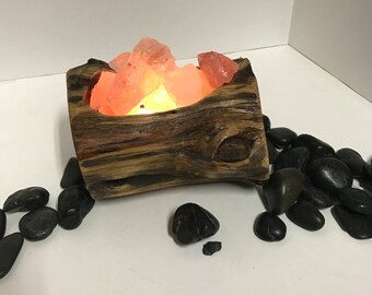 Cedar basin Himalayan Salt Lamp