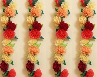Backdrop Tissue Paper Flower, Wedding Backdrop, Photography Backdrop, Window Display, Tissue Paper Flower Garland, Flower Backdrop, CUSTOM
