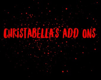 Christabella's add ons