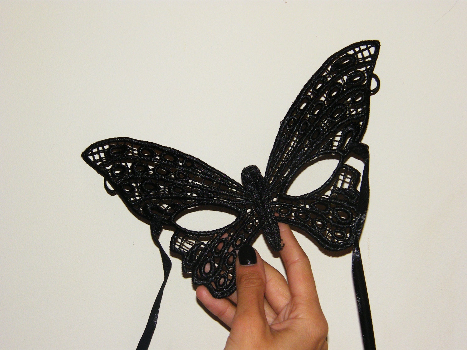 Black Lace Eye Mask Butterfly