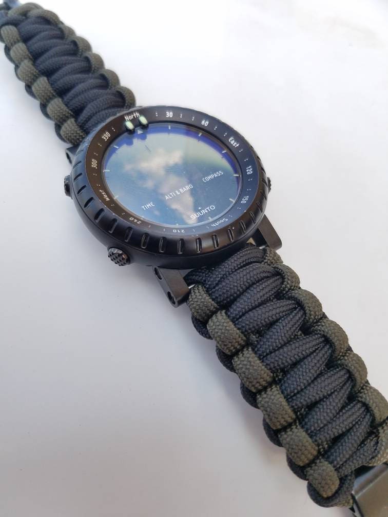 Universal Fit Standard Paracord Watch Band 550 Paracord Two