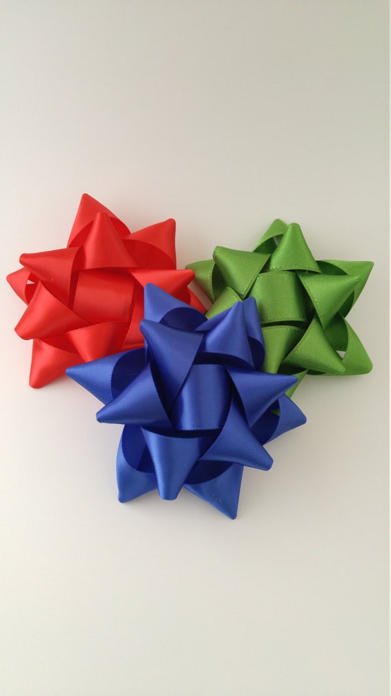 Holiday Gift Wrap Style Hair Bow Gift For Her Hair