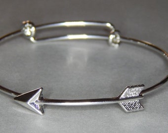 Adjustable Arrow Bangle