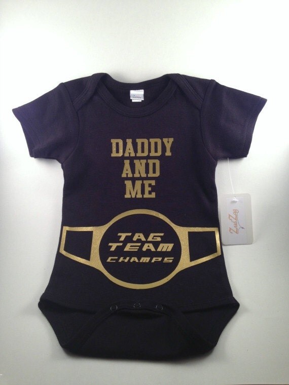 Wrestling Onesie Daddy Onesie Wrestling Baby Clothes