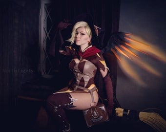 Mercy Witch Overwatch Halloween Legendary Skin cosplay custom order handmade cosplay game cosplay costumes custom