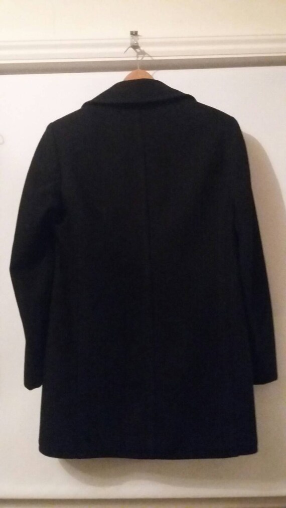 Why Is It Called A Pea Coat Tradingbasis Vintage 1960s Men S Black Pea Coat Small Uk 36