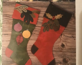 Wild Thymes Pattern Co Christmas stocking pattern