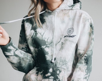 Synergy Tie Dye Hoodie (Olive)