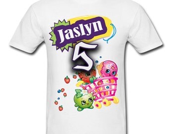 Personalized Shopkins Birthday shirt for Family
