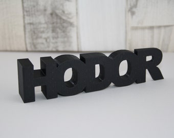 Hodor door wedge, hold the door, door stop, 3D printed, GOT, game of thrones inspired gift