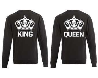 Sweater King & Queen with Crown