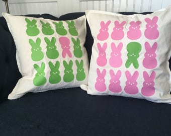 big peeps pillow