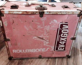 Rare Vintage Rollerbones Roller Skates Case